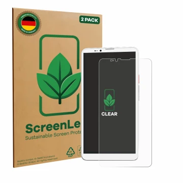 Face avant d’un emballage produit avec le logo de la marque ScreenLeaf. À côté, l’appareil Bigme Hibreak Pro est représenté av