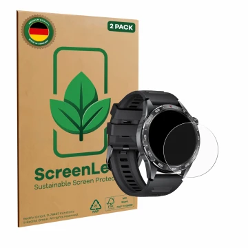 Face avant d’un emballage produit avec le logo de la marque ScreenLeaf. À côté, l’appareil LIGE SML3-A 1.43