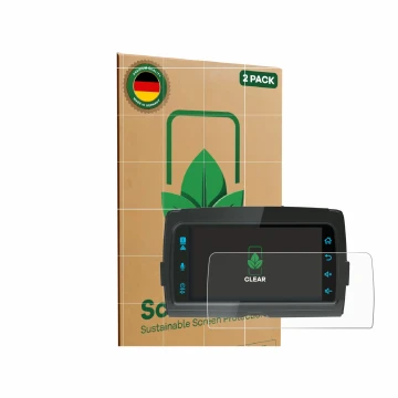 Face avant d’un emballage produit avec le logo de la marque ScreenLeaf. À côté, l’appareil Diamond Audio MSHD14 est représenté