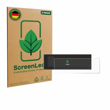 Face avant d’un emballage produit avec le logo de la marque ScreenLeaf. À côté, l’appareil EcoFlow DELTA 3 Plus est représenté