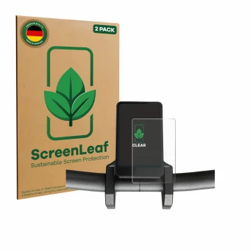 Face avant d’un emballage produit avec le logo de la marque ScreenLeaf. À côté, l’appareil Joyor T6 est représenté avec la pro