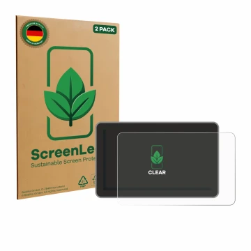 Face avant d’un emballage produit avec le logo de la marque ScreenLeaf. À côté, l’appareil Bambu Lab H2D est représenté avec l