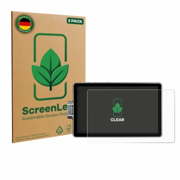 Face avant d’un emballage produit avec le logo de la marque ScreenLeaf. À côté, l’appareil Viltrox DC-A1 2800 est représenté a