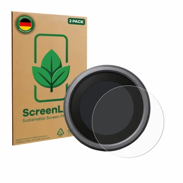 Face avant d’un emballage produit avec le logo de la marque ScreenLeaf. À côté, l’appareil Honda CL500 est représenté avec la 