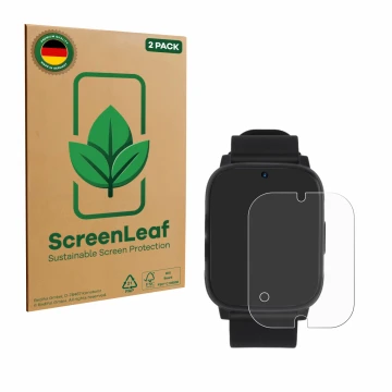 Face avant d’un emballage produit avec le logo de la marque ScreenLeaf. À côté, l’appareil NikuTRAX NC83S est représenté avec 