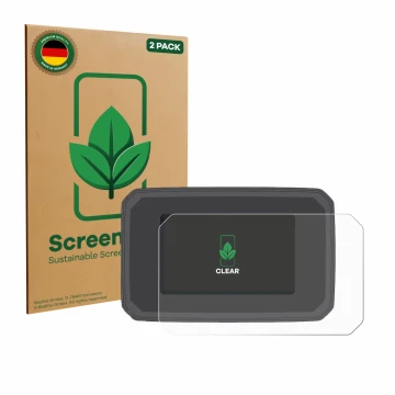 Face avant d’un emballage produit avec le logo de la marque ScreenLeaf. À côté, l’appareil Honda Forza 750 2025 est représenté