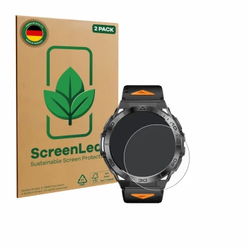 Face avant d’un emballage produit avec le logo de la marque ScreenLeaf. À côté, l’appareil Rogbid Titan K est représenté avec 