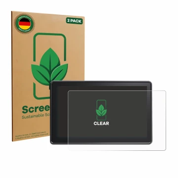 Face avant d’un emballage produit avec le logo de la marque ScreenLeaf. À côté, l’appareil Osee G7 Pro est représenté avec la 
