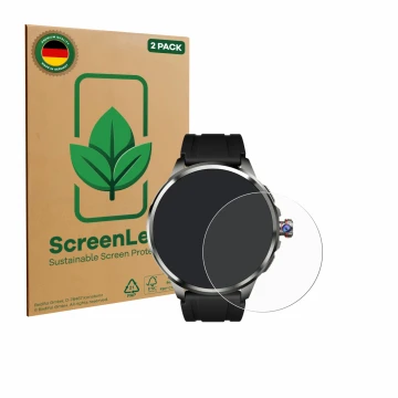 Face avant d’un emballage produit avec le logo de la marque ScreenLeaf. À côté, l’appareil Rogbid Model R2 Ultra est représent