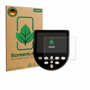 Face avant d’un emballage produit avec le logo de la marque ScreenLeaf. À côté, l’appareil WaterRower Series 4 Monitor est rep