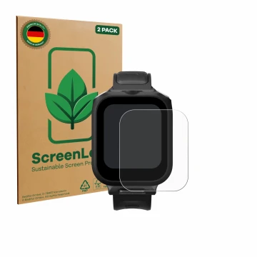 Face avant d’un emballage produit avec le logo de la marque ScreenLeaf. À côté, l’appareil Insta360 GPS preview remote Built-I