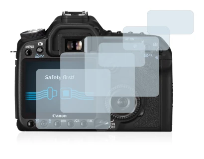 Image de l'appareil Canon EOS 50D avec une grande variété de protections d'écran.