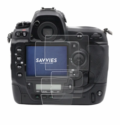 Image de l'appareil Nikon D3x avec une grande variété de protections d'écran.