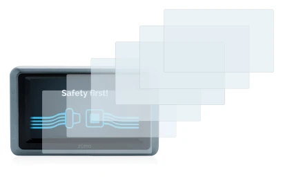 Image de l'appareil Garmin zumo 660 avec une grande variété de protections d'écran.