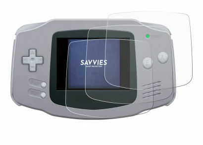 Image de l'appareil Nintendo Gameboy Advance GBA avec une grande variété de protections d'écran.