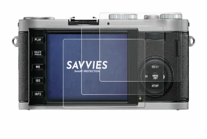 Image de l'appareil Leica X1 avec une grande variété de protections d'écran.