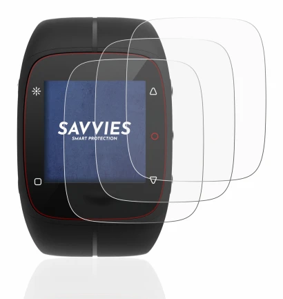 Image de l'appareil Polar M400 avec une grande variété de protections d'écran.