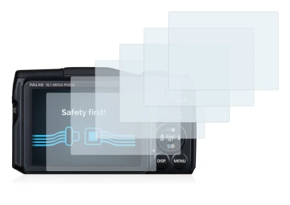 Image de l'appareil Canon PowerShot SX700 HS avec une grande variété de protections d'écran.