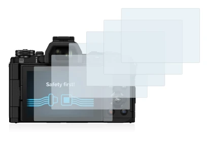 Image de l'appareil Olympus OM-D E-M5 Mark II avec une grande variété de protections d'écran.