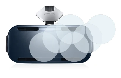 Image de l'appareil Samsung Gear VR avec une grande variété de protections d'écran.