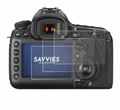 Image de l'appareil Canon EOS 5DS R avec une grande variété de protections d'écran.