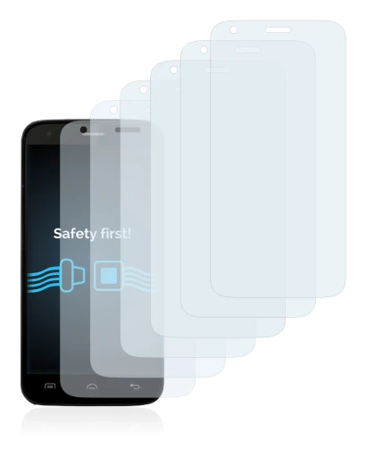 Image de l'appareil Doogee Valencia 2 Y100 avec une grande variété de protections d'écran.