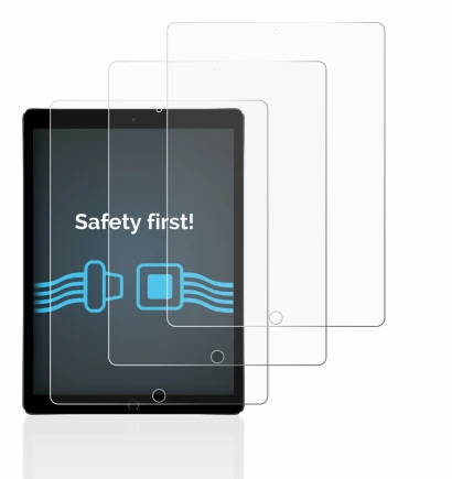 Image de l'appareil Apple iPad Pro 12.9" 2015 avec une grande variété de protections d'écran.