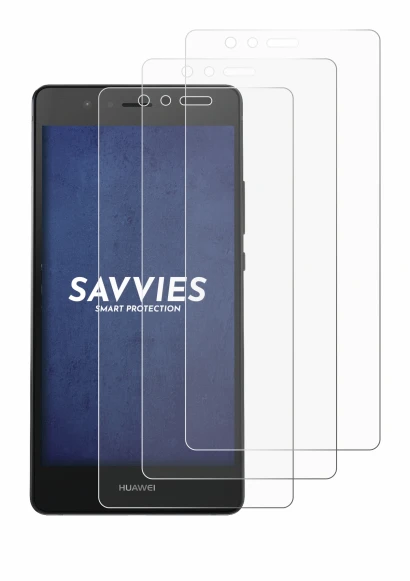 Image de l'appareil Huawei P9 avec une grande variété de protections d'écran.