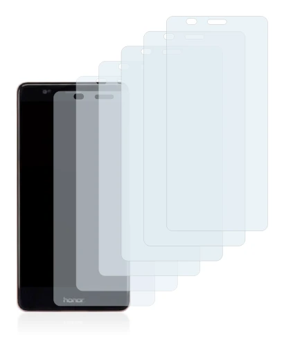 Image de l'appareil Honor V8 avec une grande variété de protections d'écran.