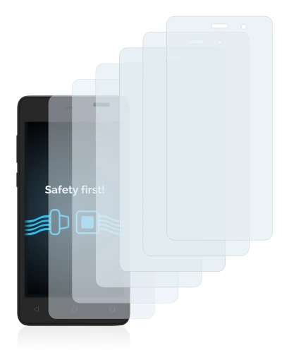 Image de l'appareil Archos 45d Platinum avec une grande variété de protections d'écran.