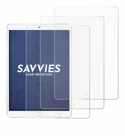Image de l'appareil Apple iPad Air 2019 (3ème Gen.) avec une grande variété de protections d'écran.