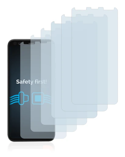 Image de l'appareil Google Pixel 4 avec une grande variété de protections d'écran.