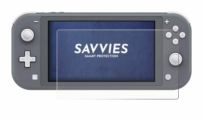 Image de l'appareil Nintendo Switch Lite avec une grande variété de protections d'écran.