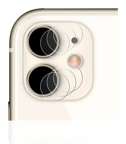 Image de l'appareil Apple iPhone 11 (Caméra UNIQUEMENT) avec une grande variété de protections d'écran.