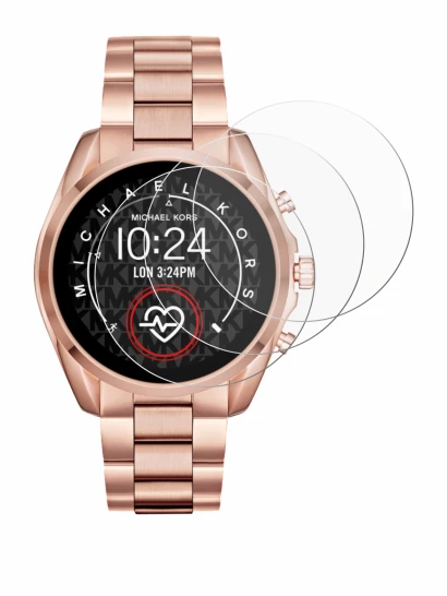 Image de l'appareil Michael Kors Access Bradshaw 2 avec une grande variété de protections d'écran.