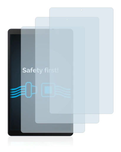 Image de l'appareil Samsung Galaxy Tab A 10.1 LTE 2019 avec une grande variété de protections d'écran.