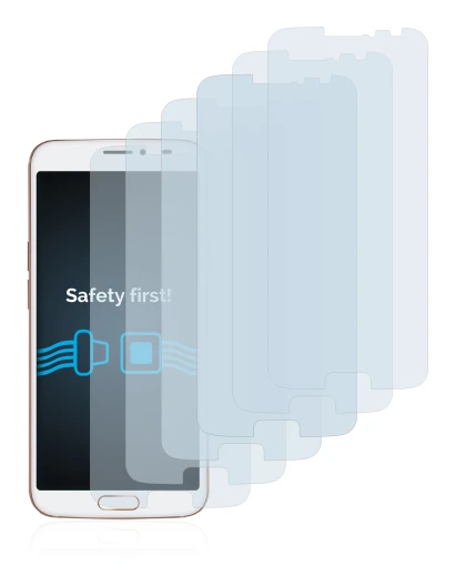 Image de l'appareil Doro 8080 avec une grande variété de protections d'écran.