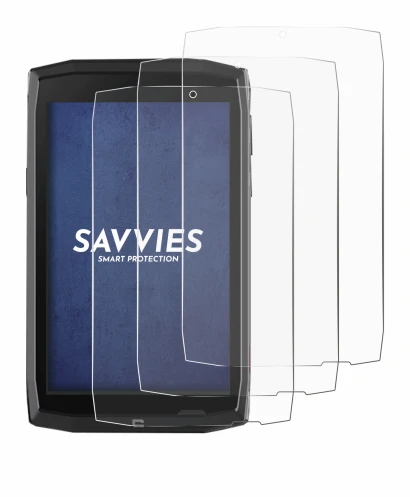 Image de l'appareil Crosscall Core T4 avec une grande variété de protections d'écran.