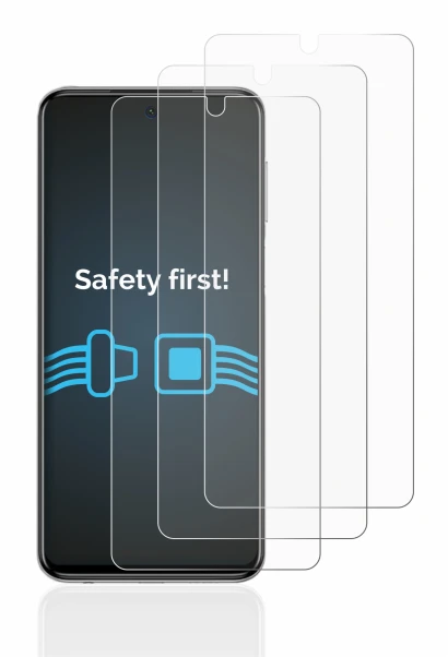 Image de l'appareil Xiaomi Redmi Note 9S avec une grande variété de protections d'écran.