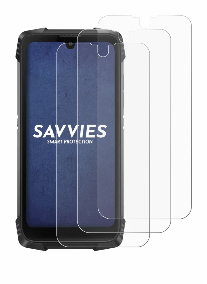 Image de l'appareil Blackview BV6900 avec une grande variété de protections d'écran.