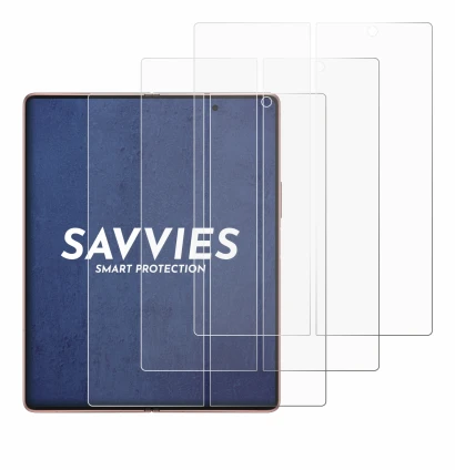 Image de l'appareil Samsung Galaxy Z Fold 2 5G (Affichage interne) avec une grande variété de protections d'écran.