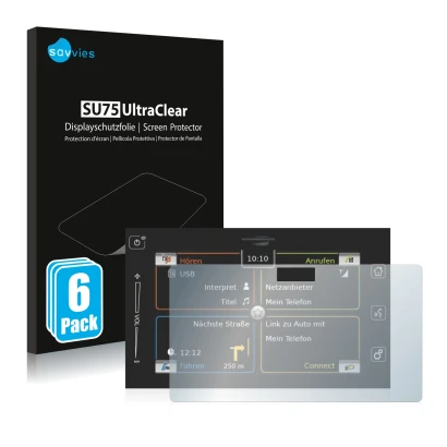 Face avant d’un emballage produit avec le logo de la marque Savvies. À côté, l’appareil Bosch Suzuki Vitara 1.4 BoosterJet 201