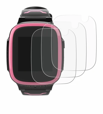 Image de l'appareil Xplora X5 Play avec une grande variété de protections d'écran.