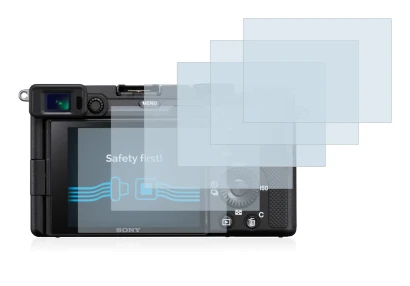 Image de l'appareil Sony A7C avec une grande variété de protections d'écran.