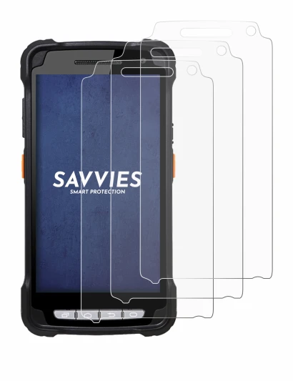 Image de l'appareil Point Mobile PM90 avec une grande variété de protections d'écran.