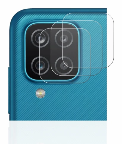 Image de l'appareil Samsung Galaxy A12 (Caméra UNIQUEMENT) avec une grande variété de protections d'écran.
