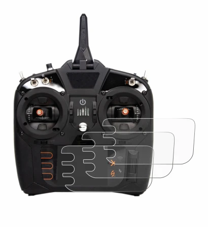 Image de l'appareil Spektrum NX8 avec une grande variété de protections d'écran.