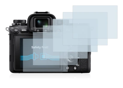 Image de l'appareil Sony Alpha 1 avec une grande variété de protections d'écran.