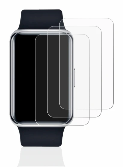 Image de l'appareil Huawei Watch Fit Elegant avec une grande variété de protections d'écran.