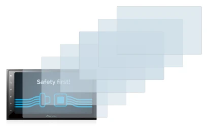 Image de l'appareil Pioneer SPH-DA250DAB avec une grande variété de protections d'écran.